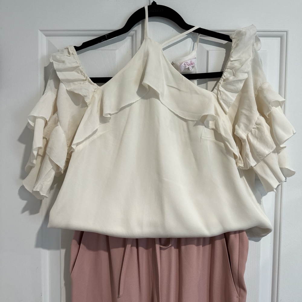 Parker Cream Ruffle Blouse - Picture 4 of 6